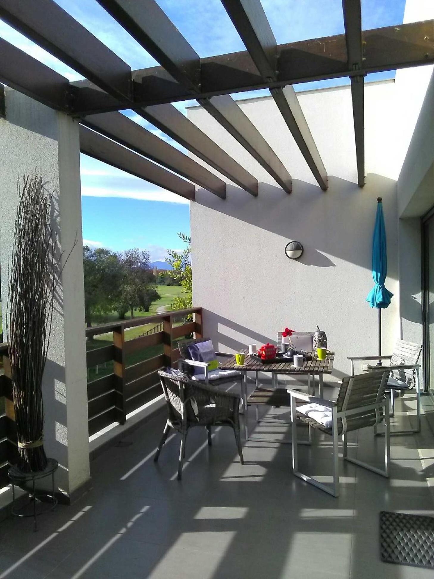 Vert Paradis - Vue Apaisante Sur Golf, Pins Parasols, 2E Etage - 80 M2 Dont Terrasse Avec Pergola, 2 Chambres, 3Et Iles, 3 Clim, Wifi - Piscine, Parking Et Park A Velos, Ascenseur - En Option Linge, Menage - Pistes Cyclables, Mer A Proximite Saint-Cyprien  Esterno foto